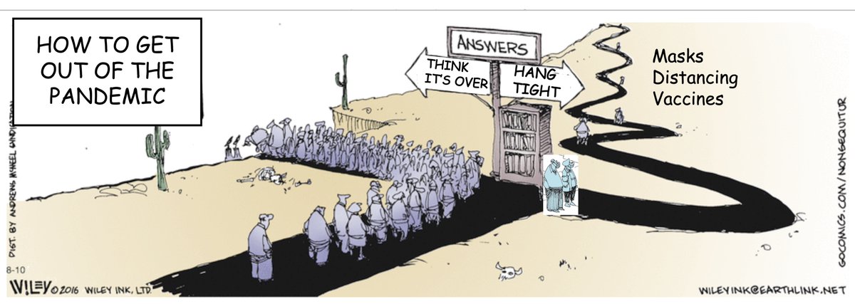 EricTopol's tweet photo. Hang tight. Persevere.
Adapting Wiley Miller's classic https://t.co/rRJLi7LKDP