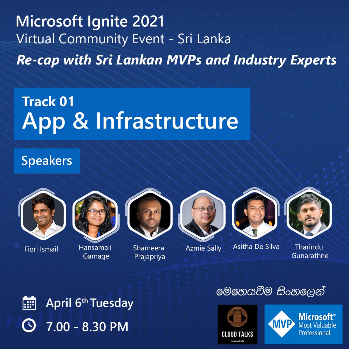 cloudtalkslk's tweet image. Microsoft Ignite 2021 Virtual Community Event - Sri Lanka

Were you able to participate and tune in live this year?  If you missed the sessions being played live, fret not as we&apos;ve got you covered with this recap. 

Join with us on 6th April at 7PM onwards #lka #msignite #MVPBuzz