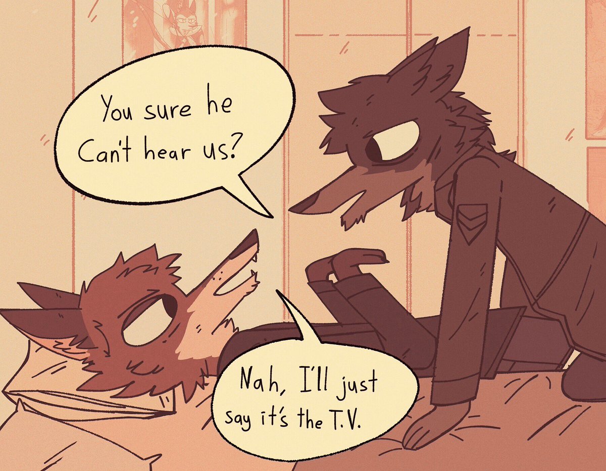 FreneticWolf's tweet photo. Don't worry guys he just gave him a massage https://t.co/HfaGrNRiHN