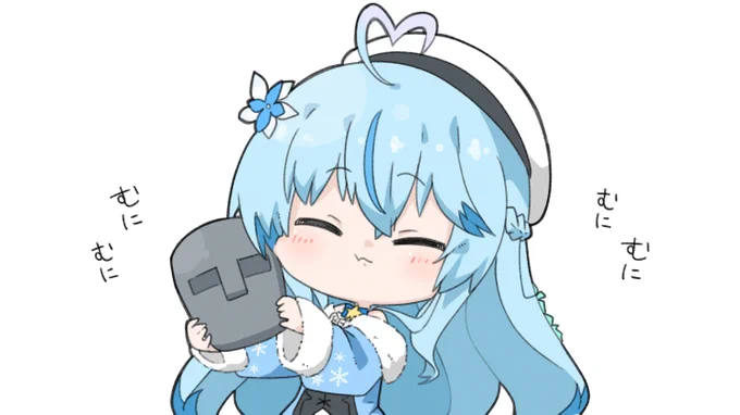 #LamyArt 
#らみらいぶ 

ほっぺむにむにASMRラミィちゃん☃ 