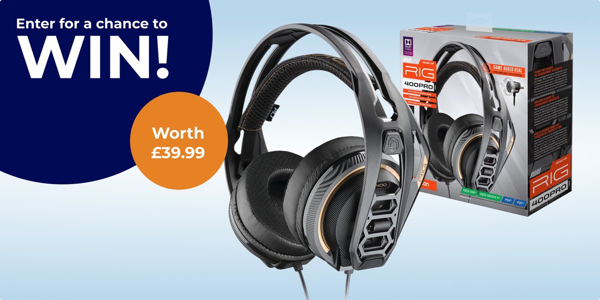 studio_co_uk's tweet photo. RT, FOLLOW & TAG your friends with #WinStudio in the comments to WIN 2 x RIG 400PRO multi-platform headsets for you & your mate
You can also check out our gaming range here https://t.co/NQkIbBUsIx
UK only. Ends 04/04/21
#Gaming https://t.co/e9luz48WT0