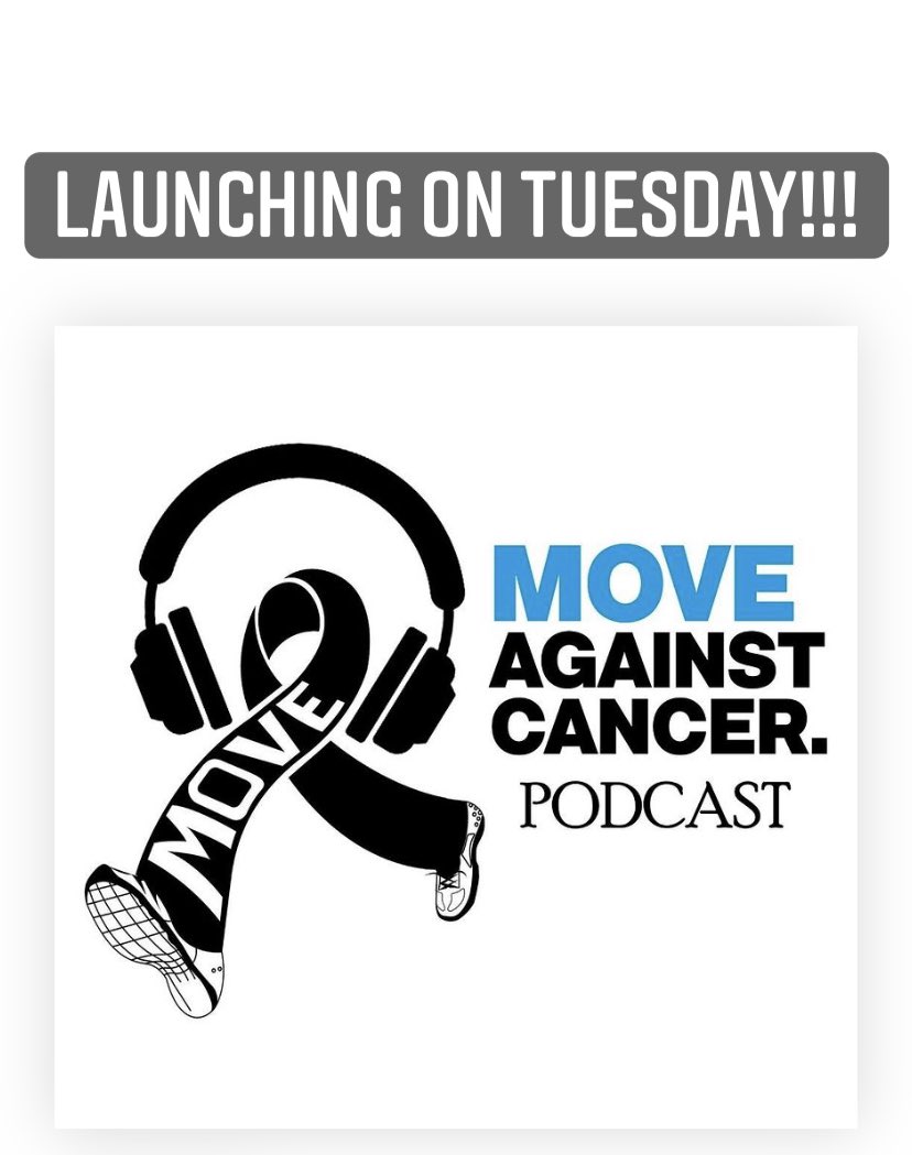 cancer5kYourWay's tweet image. 📣We are super excited to announce that we will be launching our Move Your Way Podcast this Tuesday (6th April)! 📣

🎧Get ready to listen!! 

💙Please help us spread the word and tell anyone you think might be interested, thank you!