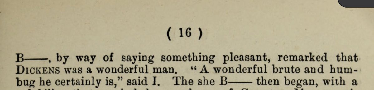 Supplementary materials added in 1880 by her editor suggest the "humbug" and "blackguard" Dickens may have played an influential part in obscuring Bulwer-Lytton& #39;s domestic issues from the press, though the whole truth remains to be established by scholars