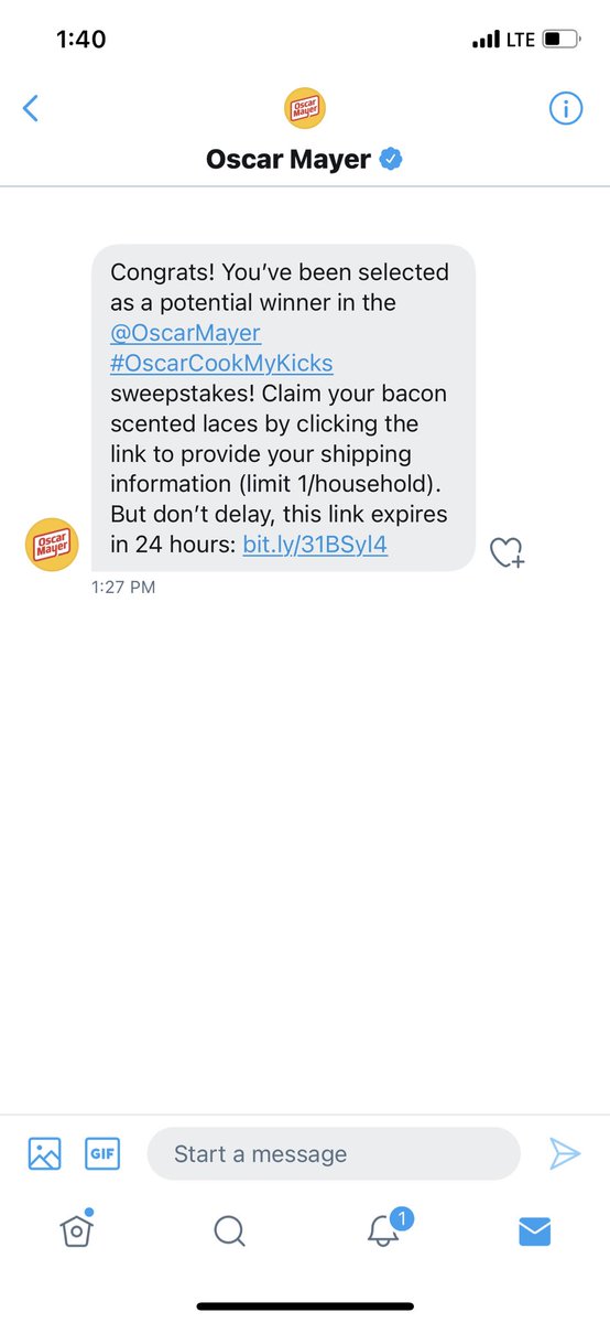 CuriousKielbasa's tweet photo. I hope that this is the 2nd best news I get from @oscarmayer this month. Thx for the Bacon Laces! 🎉 🥓 🎉 

#oscarcookmykicks #keepitgreasy https://t.co/RZvLemClFV