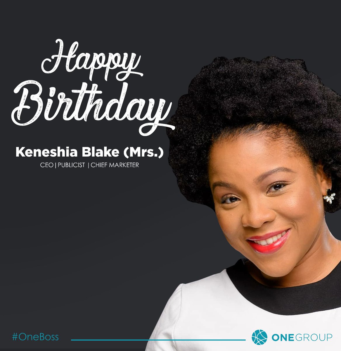 onegroupja's tweet image. Happy Birthday #OneBoss
Join us in wishing our awesome, strong and dynamic leader all the best on her special day!  Enjoy today @KNooksy  and may God continue to build you up  and shower you with His love, blessings and uncommon favour. We love you! #OneLeader #OnePhenomenalWoman