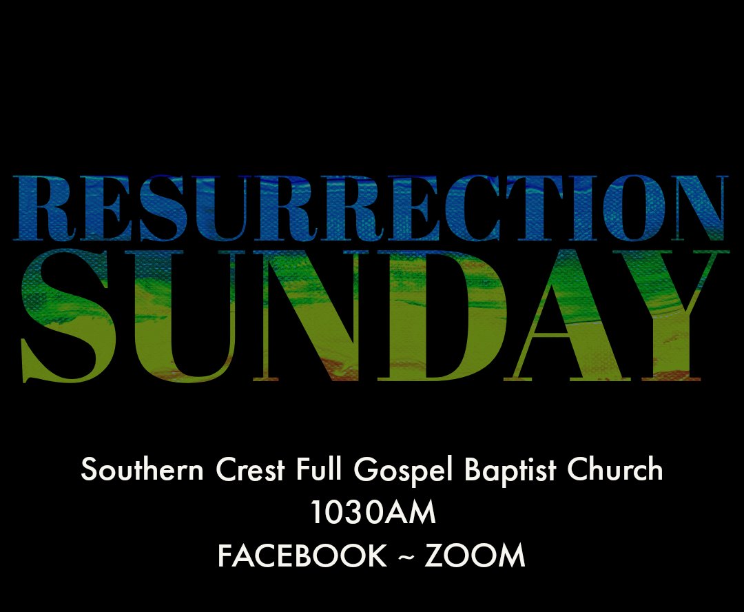 1southerncrest's tweet photo. This RESURRECTION SUNDAY morning join us on Facebook and Zoom beginning at 10am for praise &amp; worship. Invite someone to worship with you. 
https://t.co/HPJa16blrq
Meeting ID: 304 633 963
Passcode: 033365 https://t.co/vbNIWxGKmK