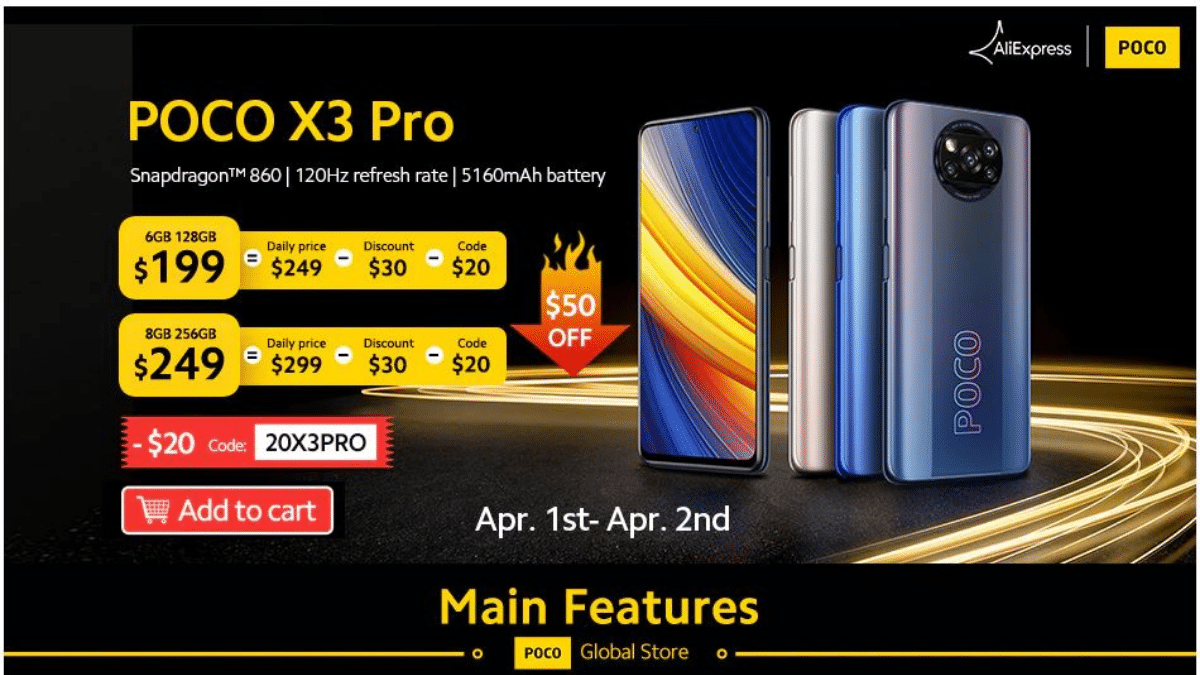 TechBoomit's tweet photo. POCO X3 Pro: i primi coupon disponibili per il nuovo arrivato https://t.co/wa5yt6ZP1o https://t.co/ruR7RWa7Lb