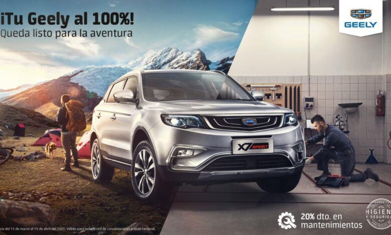 PeruTuning's tweet image. En una oportunidad que busca ofrecer el mejor servicio de postventa para sus clientes, la marca de automóviles #Geely, lanza la campaña “Tu Geely al 100%”, ofreciendo el 20% de descuento en mantenimiento preventivo para sus vehículos
@GeelyPeru

👉 zcu.io/d3gG