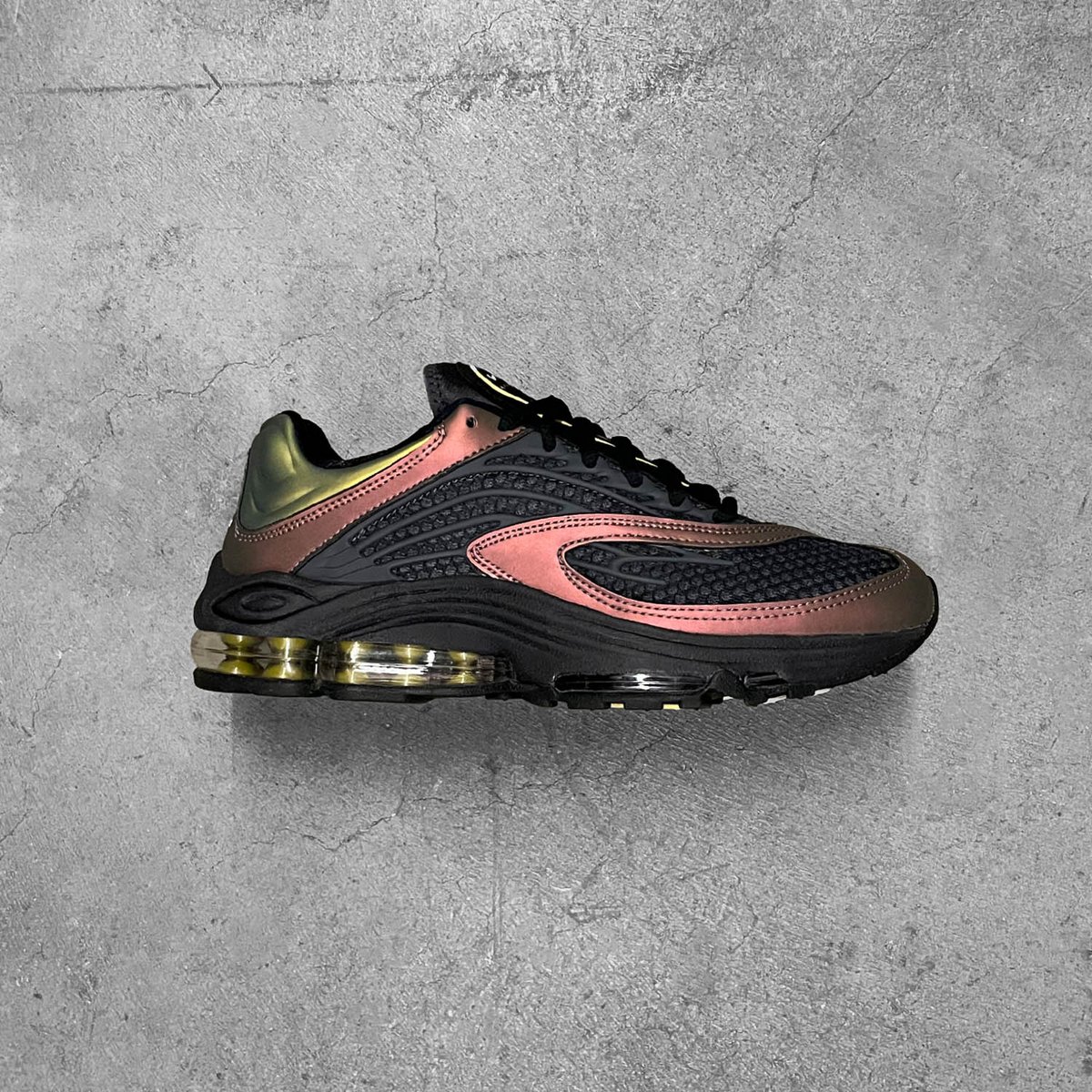 Nike Air Tuned Max “Dark Charcoal” || In Black/Celery/Dark Charcoal. Available now in-store at our Las Vegas Location FCFS. #CRSVR #Nike #TunedMax