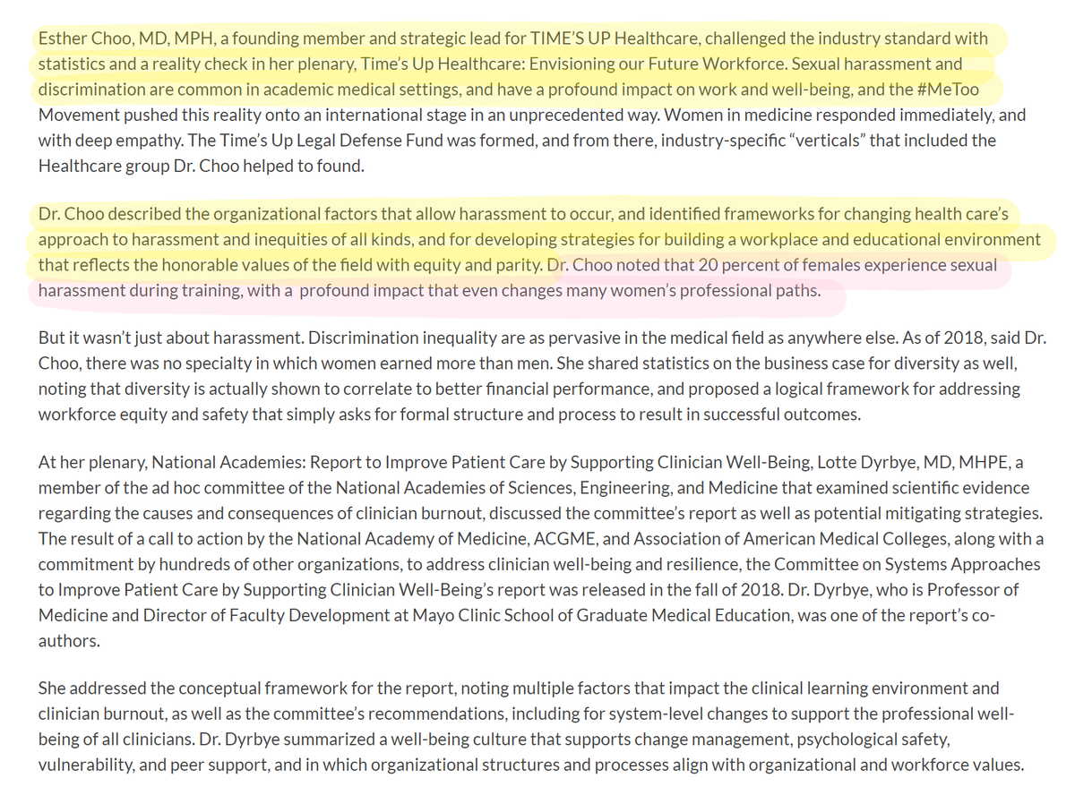 KellyPlu's tweet photo. @KimSordyl @acgme @UnderdogLawBlog Dr. Choo is not someone to lecture @ACGME on “profound impact” sexual harassment has on women. HYPOCRITE &amp; Enabler of abusers like #TikTokDoc!

#ACGME2020 Esther Choo Speaks on Sexual Harassment: https://t.co/llhSGjuNnm https://t.co/rurxxQdFtw