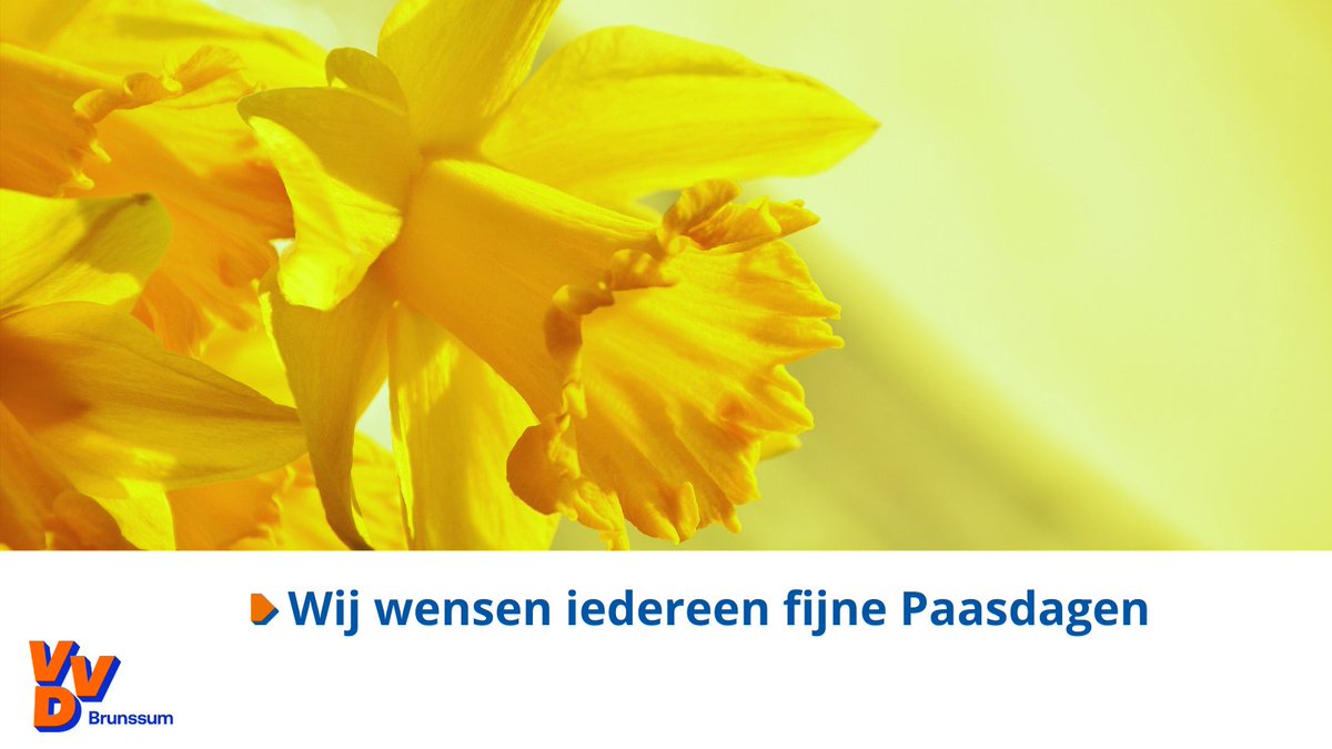 vvdbrunssum's tweet photo. #VVD #Brunssum wenst iedereen fijne #Paasdagen!🐣🐥🐤 https://t.co/V4xShV5sjT