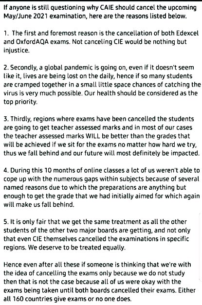 sahersheikh_'s tweet photo. How can PHYSICAL exams be conducted at this crucial time during a pandemic when there is lockdown imposed everywhere. 
@ImranKhanPTI
#novoteforPTI
#cancelboardexams2021 https://t.co/j7kvWjEarn
