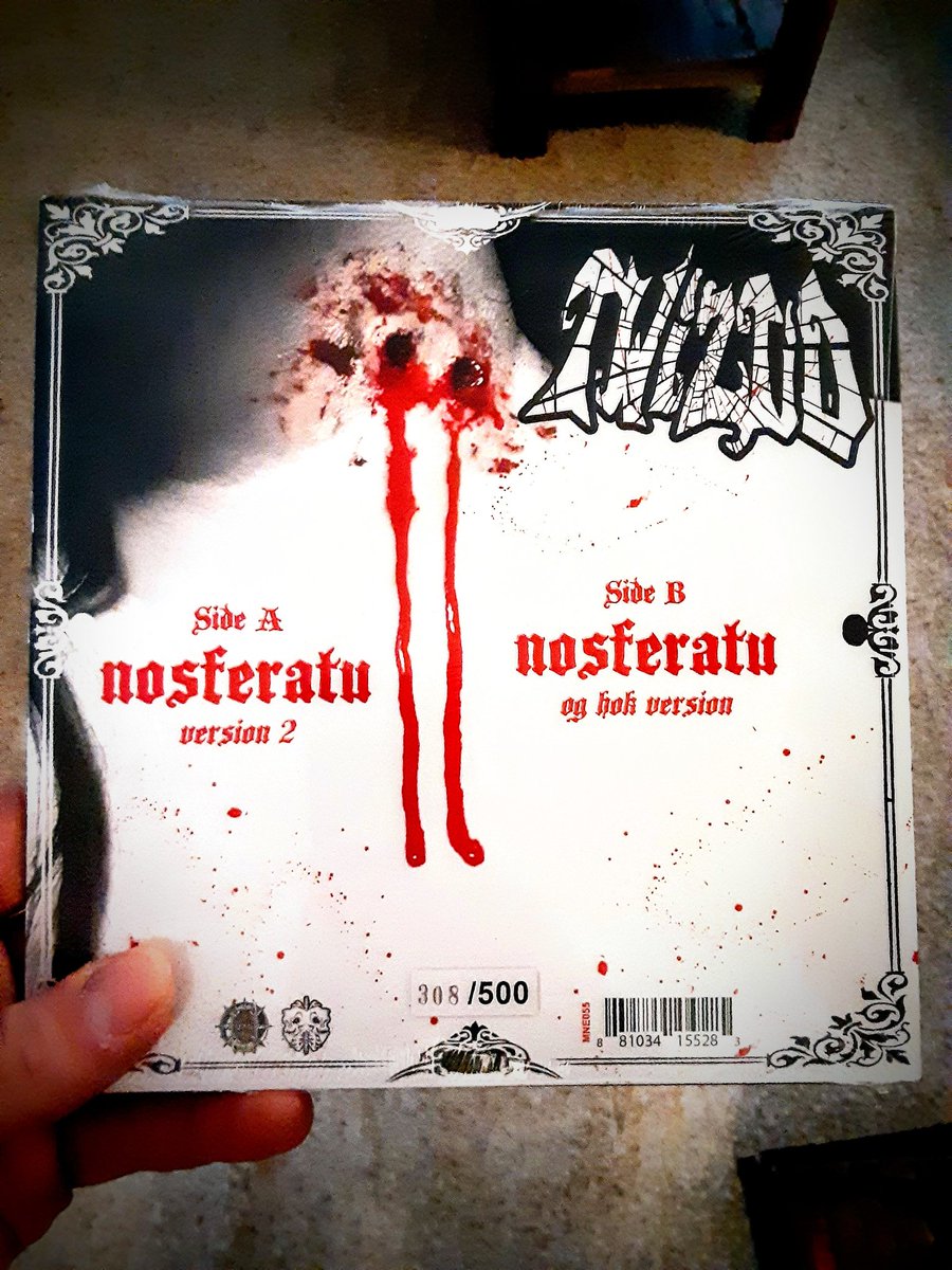 NothingElse_MC's tweet photo. "Nosferatu is more than a vampire"...🦇

#Nosferatu #UndergroundHipHop #UndergroundMusic #IndependentRappers #IndependentLabel #WickedShit #Hok #HouseOfKrazees #Twiztid
 #VinlyRecords #VinylclCollectors #MusicNerd #MusicCollection https://t.co/ShtVQSwxj8