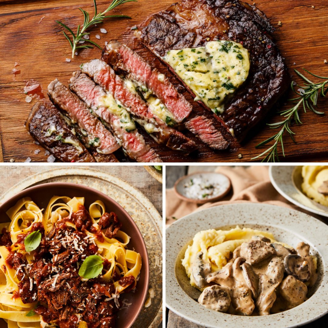 IrishAngusBeef's tweet photo. If it's Easter meal inspiration you're looking for, then we've got you covered with delicious #CertifiedIrishAngus dishes! 🥩 

We have an array of easy-to-follow recipes available on https://t.co/Gt3LgEPK4e 🙌🏻 Shop our range at @TescoIrl #EasterCooking #EasterRecipes #IrishBeef https://t.co/Cngt3RRz3z