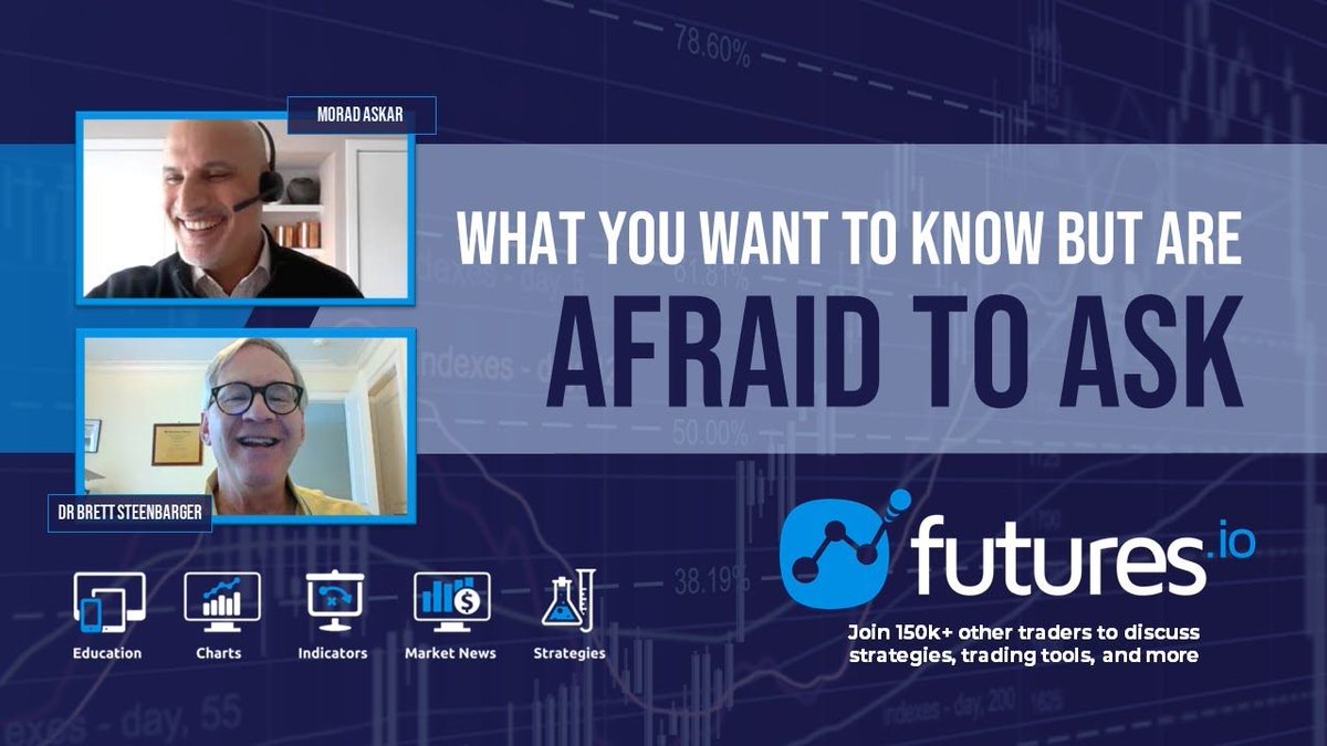 NexusFi_Edge's tweet image. What you want to know but are AFRAID TO ASK w/Dr Brett Steenbarger &amp;amp; Morad Askar (FuturesTrader71) buff.ly/3sOc75o #TradeRight #TradingFocus #TraderDevelopment