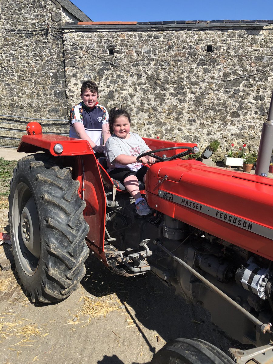 pmdavies7's tweet photo. @byrney_15 thankfully myself and the family had a lovely time with Lambs at Cowbridge Farm Shop before police arrived 👮‍♀️ otherwise we would have had to make quick get away on the 🚜 https://t.co/aDdEJihpwJ