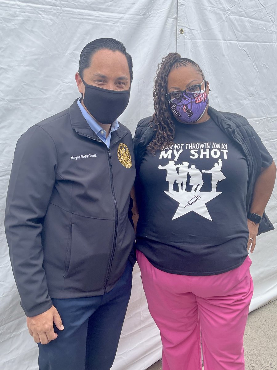 Spent the morning with <a href="/CD4Monica/">Archived- Councilmember Monica Montgomery Steppe</a> at <a href="/CityofHopeSD/">CityofHopeSanDiego</a> for a COVID19 vaccination event. Thank you <a href="/GavinNewsom/">Gavin Newsom</a> for providing 1,000 doses for this event targeting one of San Diego’s zip codes hardest hit by the pandemic.