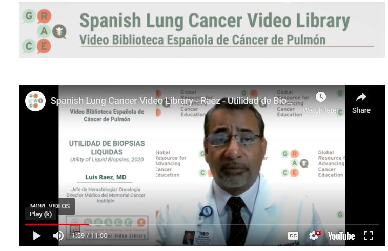Pls share w your Spanish speaking patients our @cancerGRACE video library, we have a lot of speakers @Latinamd @drhunis @UPulmon @mhshospital @MCIStrong @JackWestMD here we are discussing liquid biopsies cancergrace.org/post/spanish-l… @isliquidbiopsy