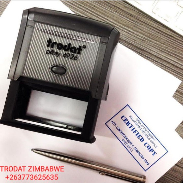 Trodat Rubber Stamps in Zimbabwe +263773625635 (trodatzim) Twitter