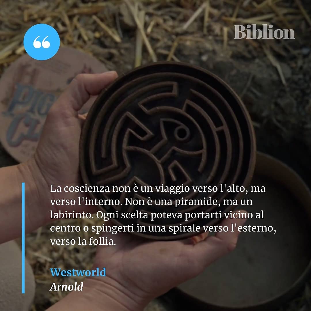 Biblion13's tweet photo. #biblion #westworld #cultura #quotes #citazioni #culture #serietv #series #filosofia #philosophy #cit #tvquotes #seriesaddict #seriesquotes #tvseries #serietvdavedere #frasi https://t.co/oKDGpPvEy5