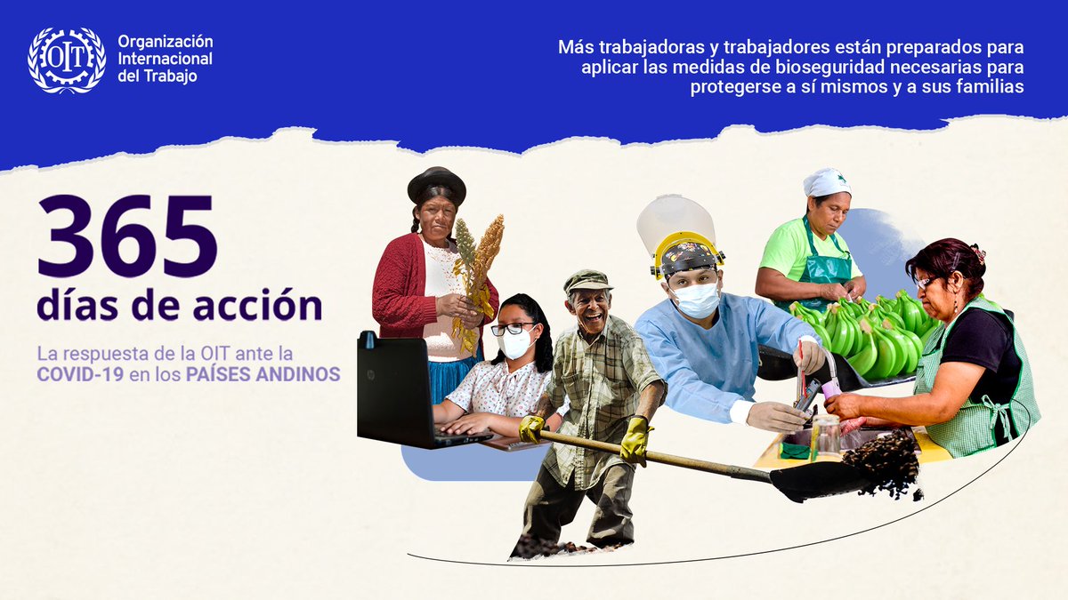 La #COVID19 nos agarró desprevenidos

Pero en 🇵🇪🇪🇨🇧🇴🇨🇴, trabajadoras y trabajadores de distintos rubros 👨🏻‍🏫👩🏻‍⚕️ 👨🏼‍🌾👩🏽‍🏭 se prepararon rápidamente para implementar medidas de prevención en el lugar de trabajo 😷

 3⃣6⃣5⃣ días protegiéndonos del contagio

Explora▶️bit.ly/39waeCK