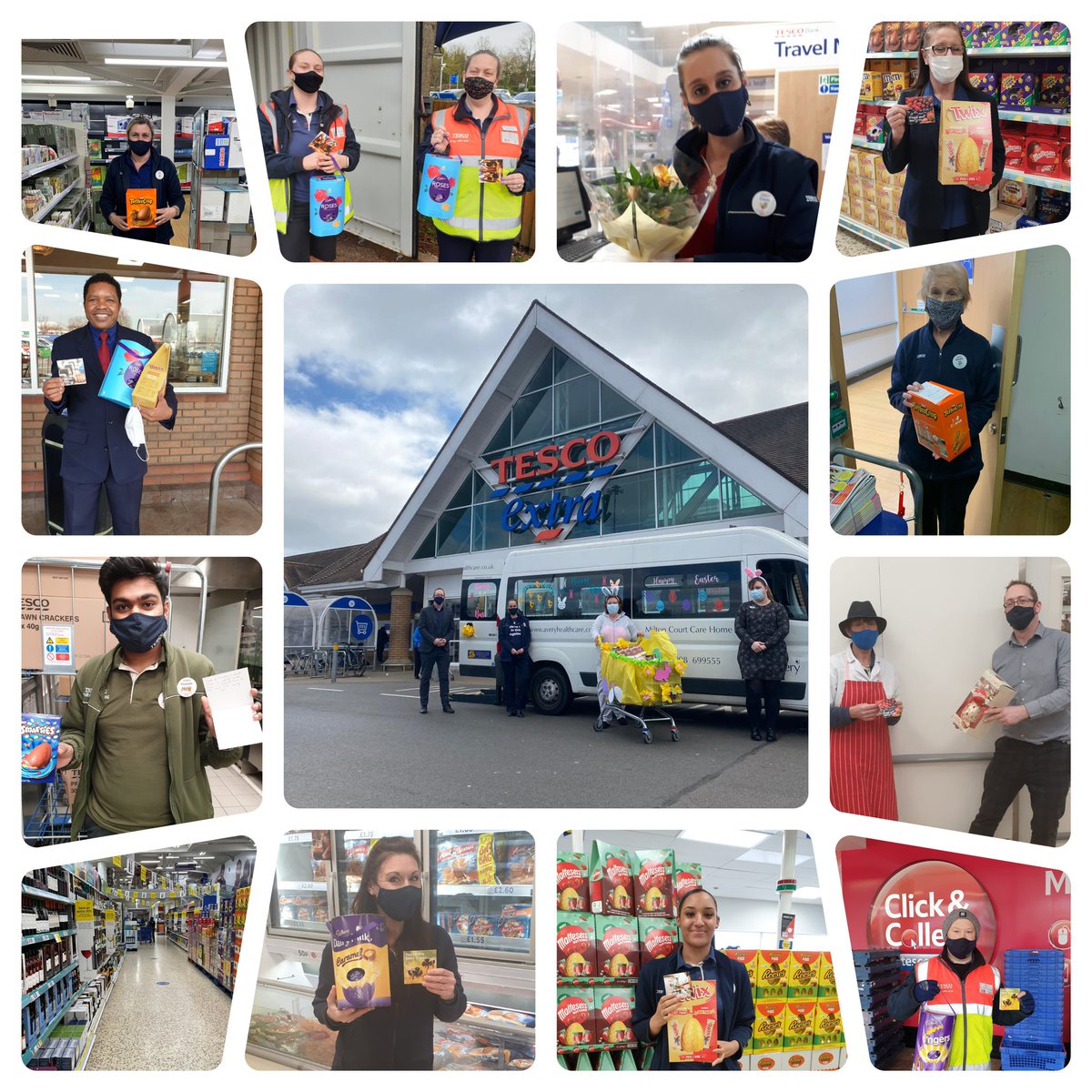 Easter 2021 ✅. Proud of the awesome job from the Tesco Bletchley team this week. Happy Easter. 🐣 🐰 ⭐️ <a href="/Samsanderson10/">Sam Sanderson</a>