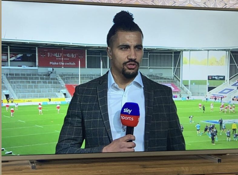 ashtongolding1's tweet photo. Grateful for the opportunity to talk all things rugby league on @SkySportsRL  today. While I enjoyed it, I can’t wait to be back on the field playing 👏🏽👊🏾 https://t.co/6AmvMTLLUt