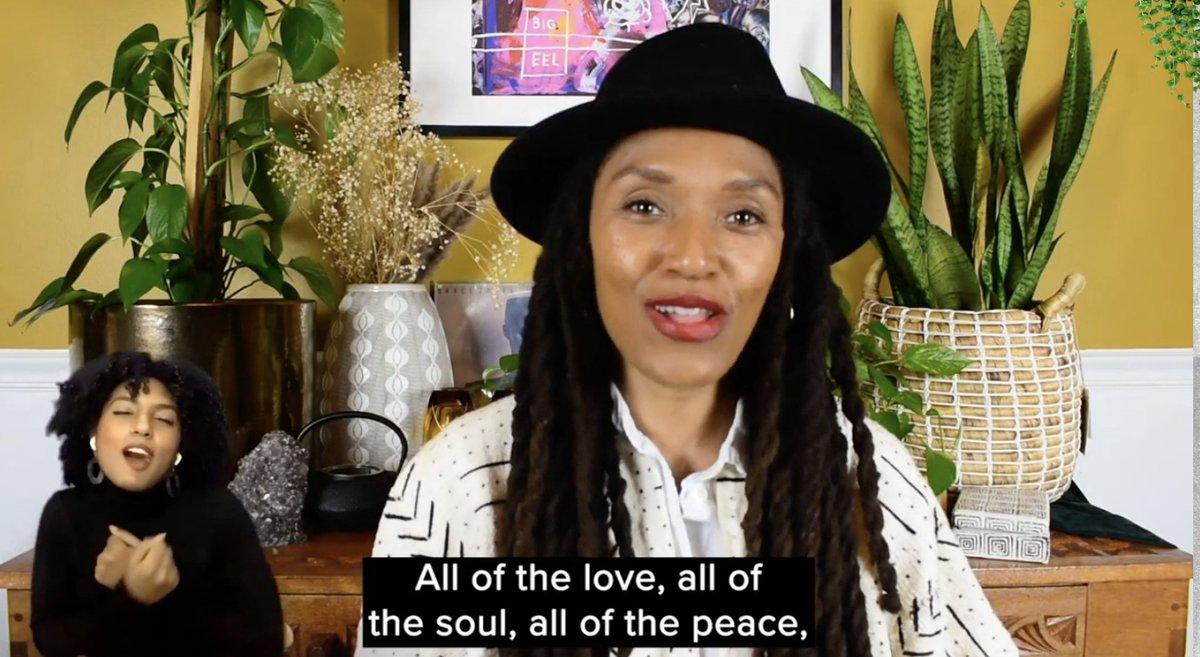 CruxXR's tweet image. &quot;I remind you today to remember that you are enough, and that your body can hold whatever it is that is present for you.&quot; 🤍
 - Erin Washington with a ritual offering to honor ancestors that have guided us through these times. 
#YBCA100