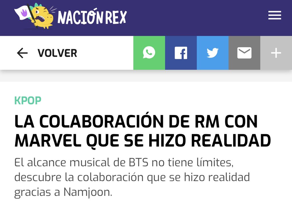030421 |☁️
"تعاون آرإم مع Marvel الذي أصبح حقيقة".
🔗:  nacionrex.com/kpop/bts-rm-ca…
-تصفحوا المقال لمدة دقيقة واحدة وقوموا بمشاركته!.💕
©RkiveArticles
#RM #방탄소년단RM