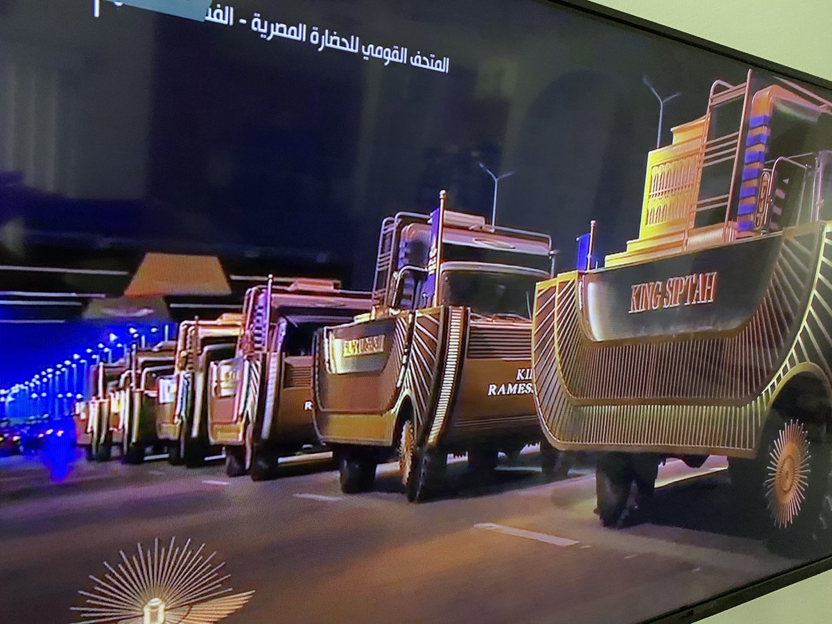 I feel like I’ve been watching the most amazing opening ceremony at a summer Olympics! Just. Wow. 
👏🏻👏🏻👏🏻👏🏻👏🏻👏🏻

#Mummies_Royalty_parade
#goldenparade
 #fitforaking (and queen)
#ThePharaohsGoldenParade 
#seeyouineqypt