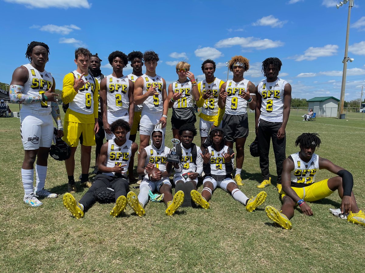 Like I said previously if you don’t play for SFE you just out there running around. CHAMPS 🏆🏆🏆🏆🏆🏆