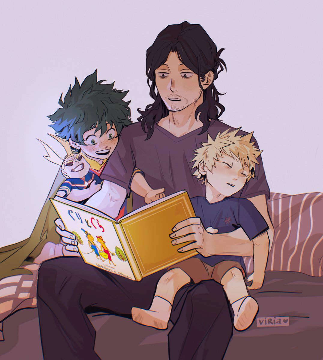 viria13's tweet photo. Aizawa needs a break (adopted bakudeku AU) 

#bnha #aizawashouta #midoriyaizuku #bakugoukatsuki #bokunoheroacademia #mha #myheroacademia #art  #bakudeku https://t.co/zDecQTtPr2