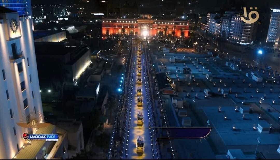 lovekingtan1's tweet photo. #موكب_المومياوات_الملكيه
#PharaohsGoldenParade 
I'm SPEECHLESS
The whole show blew my mind it's beyond to be described by words
 Ancient Egyptian civilization will remain the greatest ever https://t.co/8lKE8KmHiv