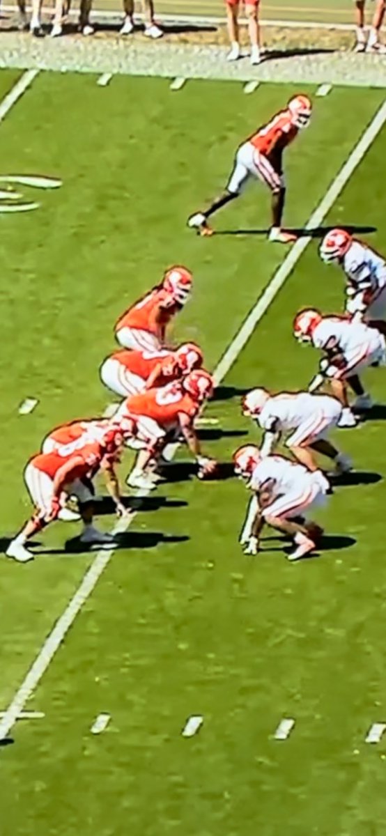 coachwallich's tweet photo. How cool to see two DHS teammates @bryan_bresee and @RyanLinthicum2 on the same field going at it in the spring game today. Especially at an amazing program like Clemson. I hope some smack was talked! Ha! https://t.co/dpyHrxCLXb