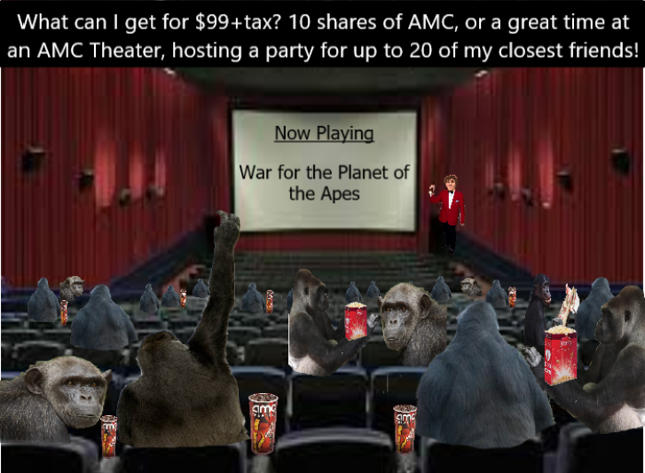 PapaMollohan's tweet photo. $AMC #AMC #SaveAMC #AMCTheatres #PlanetoftheApes https://t.co/2eXtbltEuT