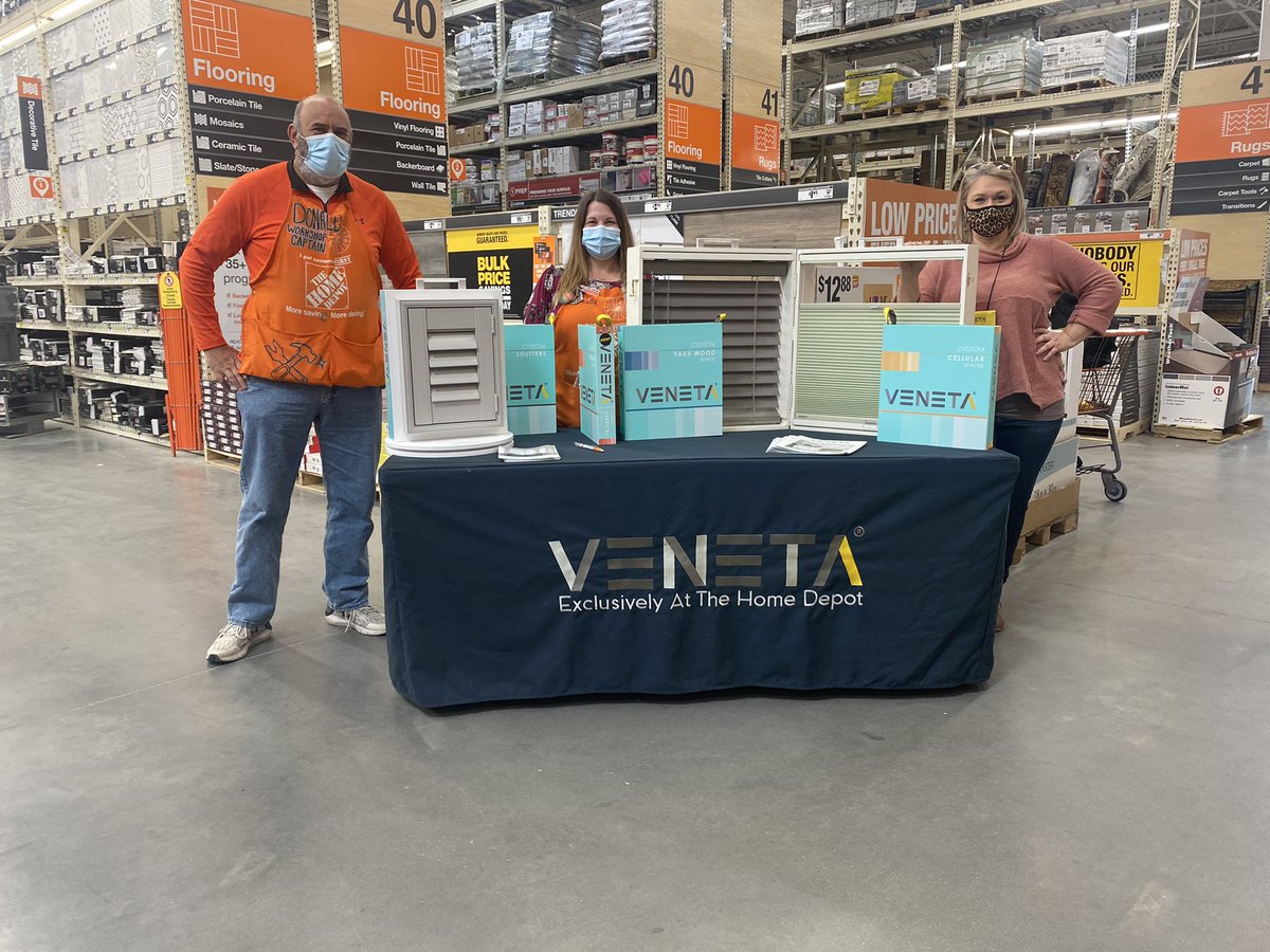 Thank you <a href="/Tara_HD0347/">Tara</a> <a href="/SaphireTHD/">Saphire Simon</a> and @ShayneHall347 for having me <a href="/HammondD132/">Home Depot 347</a> for your specialty event. We <a href="/BlindsbyVeneta/">Veneta™ Window Fashions</a> and <a href="/NienMadeUSA/">Nien Made USA</a> appreciate your team and partnership!
