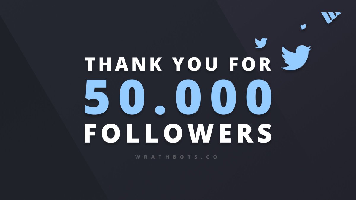 jason (@jasondev0) on Twitter photo Thank you for 50k followers! 🥳💙
We’re forever grateful for everyone’s endless support throughout this crazy journey, and are eager to continue showcasing the power of Wrath. 🤝
🎁In celebration, we’re giving away FIVE renewal licenses.
RT, Follow, & Tag A Friend To Enter. 🍀 Thank you for 50k followers! 🥳💙
We’re forever grateful for everyone’s endless support throughout this crazy journey, and are eager to continue showcasing the power of Wrath. 🤝
🎁In celebration, we’re giving away FIVE renewal licenses.
RT, Follow, & Tag A Friend To Enter. 🍀