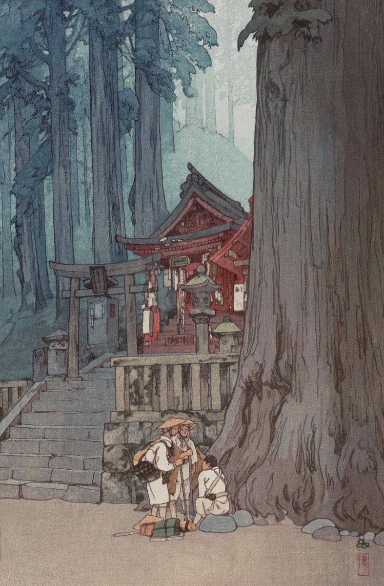 PaintingColleg's tweet photo. Hiroshi Yoshida (吉田 博, Yoshida Hiroshi, September 19, 1876 – April 5, 1950) was a 20th-century Japanese painter and woodblock printmaker. https://t.co/YMcGggadYf