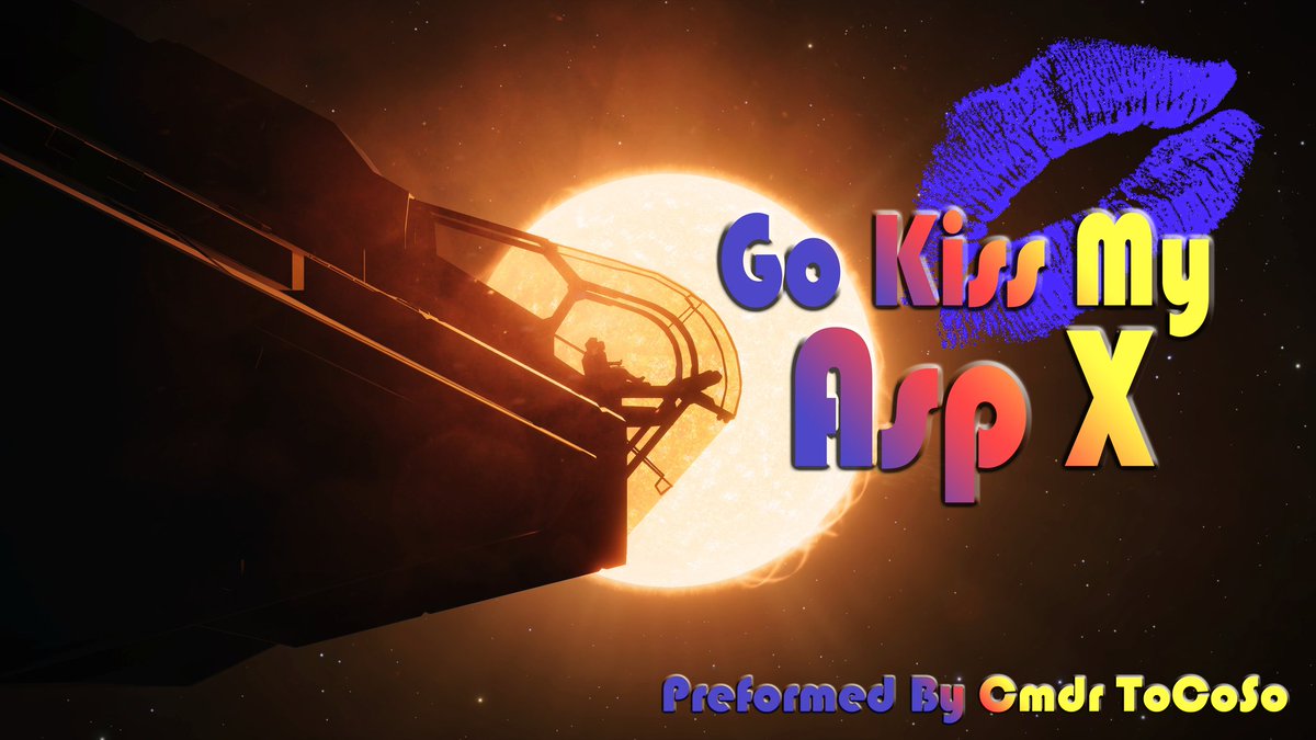 OrangePheonixo7's tweet image. Please enjoy my latest Video creation...
I've created this music video to accompany @CmdrToCoSo outstanding Elite Dangerous track "Go Kiss My AspX".
I hope you all enjoy ő7
@EliteDangerous 
@EliteSPVFA 
@Zacerhy 
@CaptnBeard 
@Bruce_Garrido