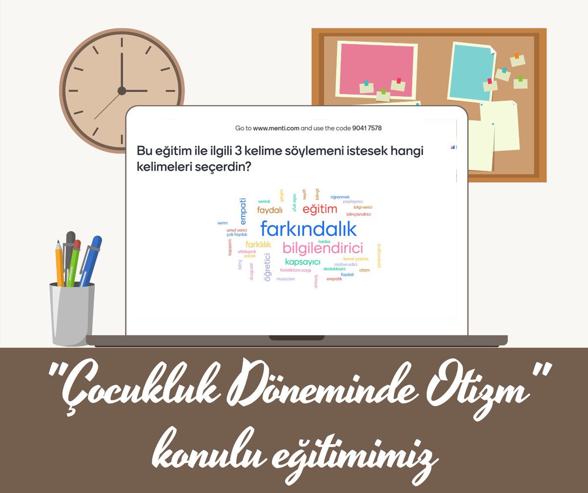 Nisan ayı Otizmde farkındalık eğitimlerimizin ilkini bu akşam gerçekleştirdik. 🎈🎈10 Nisan ve 11 Nisandaki eğitimlere de herkesi bekleriz.🤍 Telegram grubundan takip edebilirsiniz 🎉 t.me/joinchat/1DFFx…