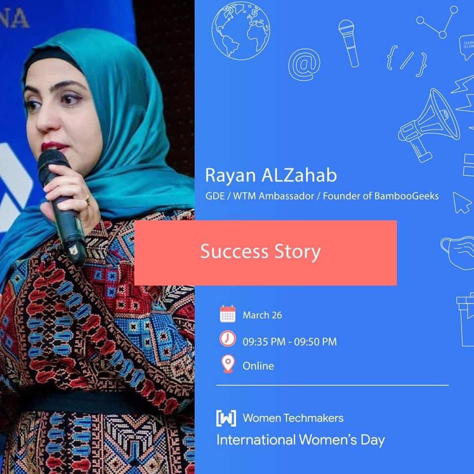 gdgnajaf's tweet photo. We had a brilliant #IWD21 this year with our inspirational ladies speakers, @zalmeraj @nadiaali3000 @RayanZahab and #BatoolHussain Thanks for all their efforts and to all who attended✨🇮🇶
#IWD2021 #CourageToCreate #WTM21 #womenTechmakers https://t.co/wNEPFccpvt
