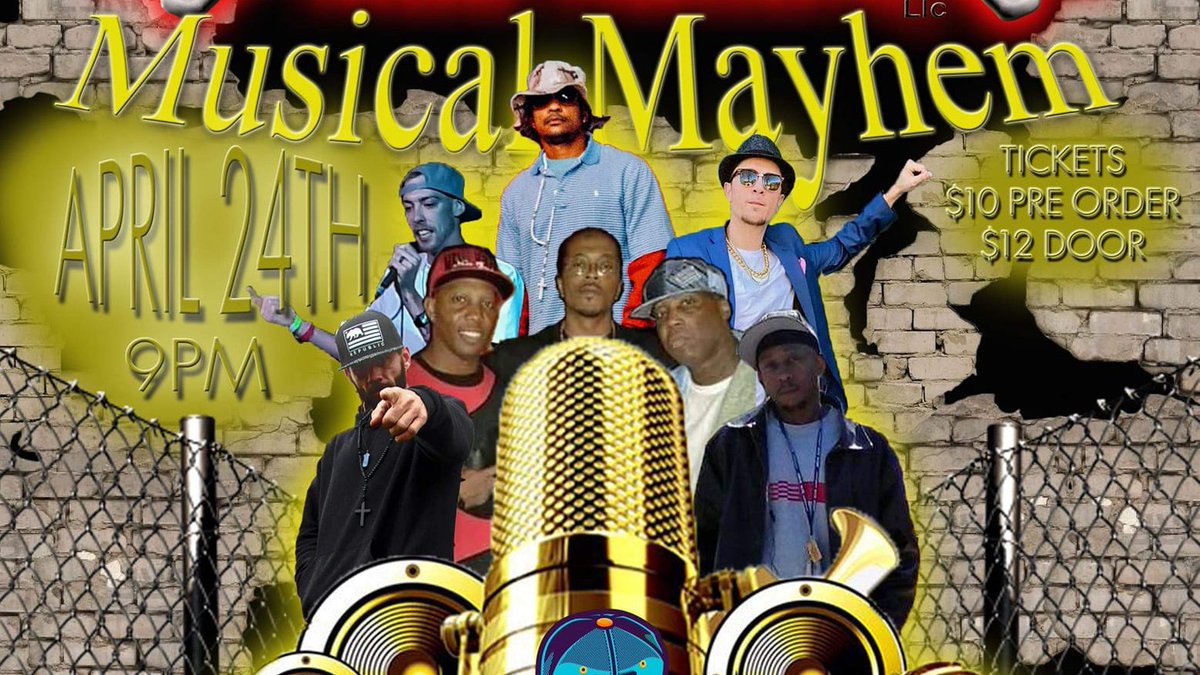 InnerStateMusic's tweet image. -MUSICAL MAYHEM- 
April 24th 9PM
Odyssey Lounge
322 South Ave Springfield, MO
Featuring Artists:
Mars Gold
Diamond SOUL
NUTTSO
Chevy K
Weatherman
@ThaHeatseekaz  
@stixx2yamind 
&amp;amp; More!
fb.me/e/22TA1iffM