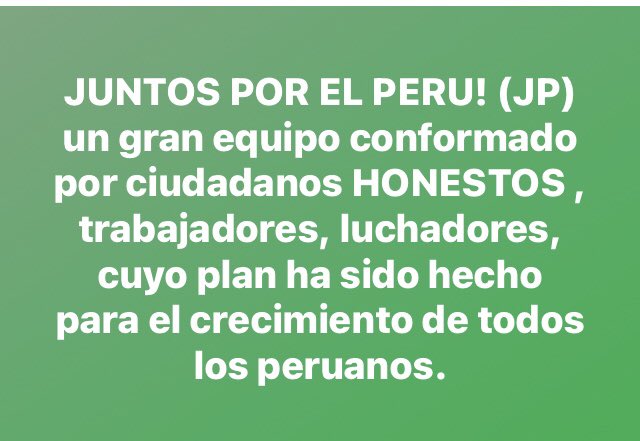 IllaryVerdad's tweet photo. @JuntosporPeru @RPPNoticias #EquipoDeValientes #JuntosPorElPeru #VeronikaMendoza 💚❤️ https://t.co/ccQo8T7gSE