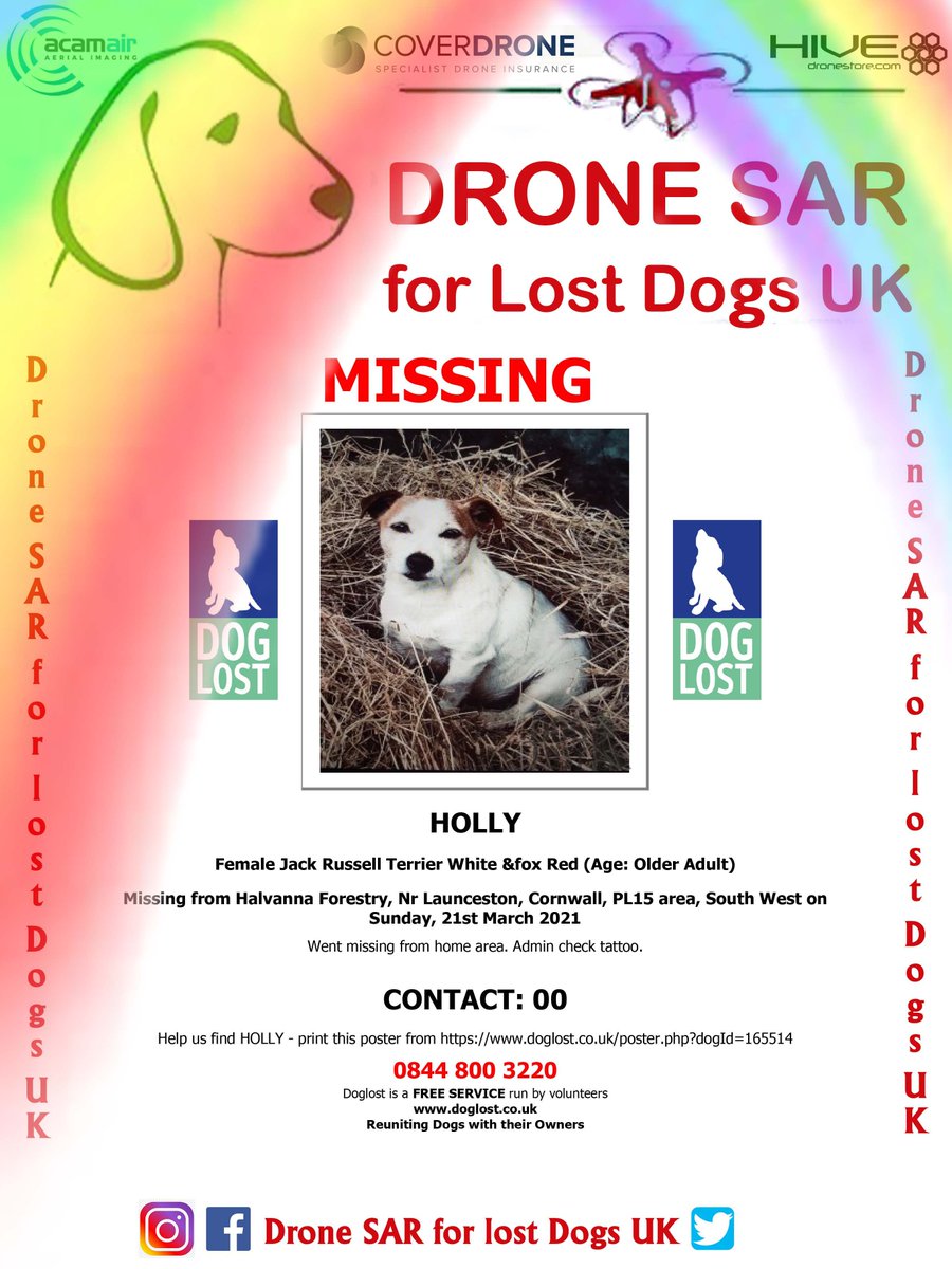 sar_dogs's tweet photo. #RIPHolly Sadly Holly didn't make it back home, our hearts and thoughts go out to her family at this sad time 😢🌈 #RIP   #RainbowBridge #DroneSAR https://t.co/5USo9moHUg