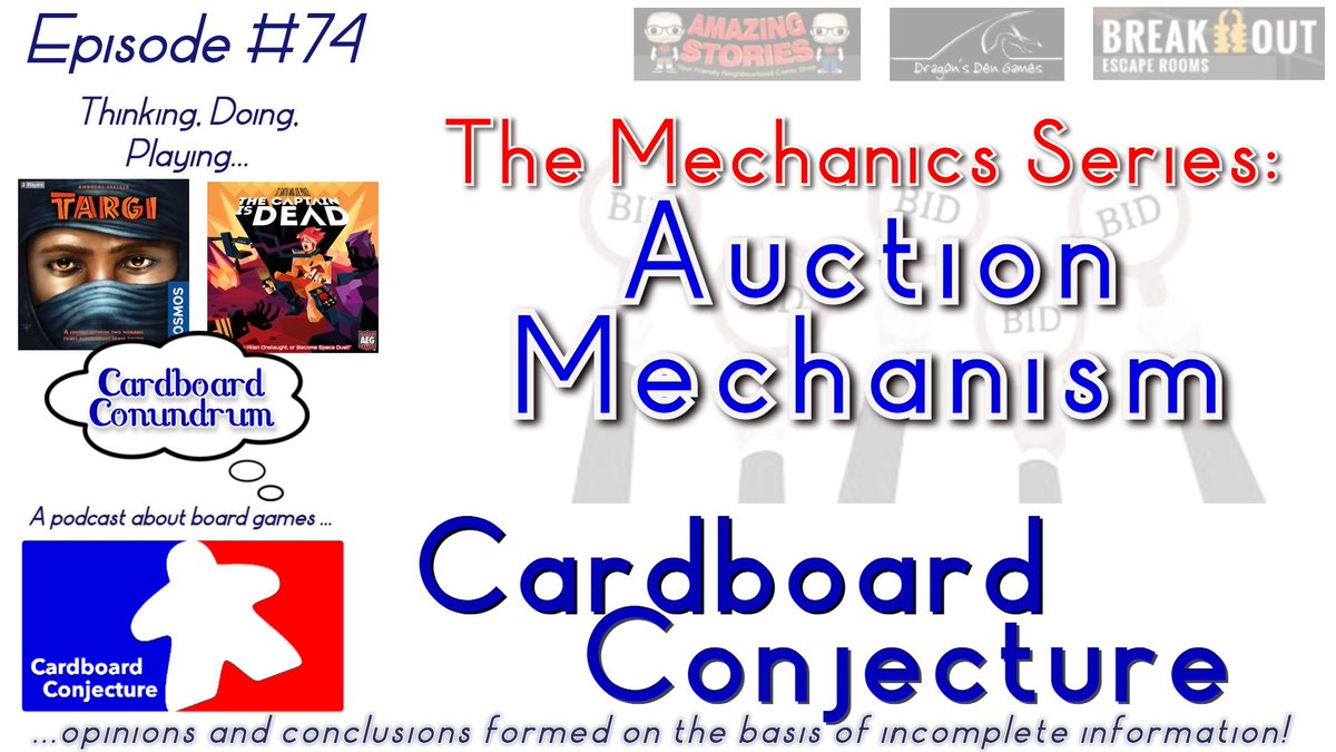 BCboardgamers's tweet photo. Opinions and conclusions formed on the basis of incomplete information! 
Discuss @KosmosGamesUK #Targi @alderac #TheCaptainisDead some board game economics #CardboardConundrum and the Auction Mechanism in the series

podbean https://t.co/vVguhtld2M
iTunes https://t.co/P32TQaAZ1w https://t.co/y0mW8vTnqc