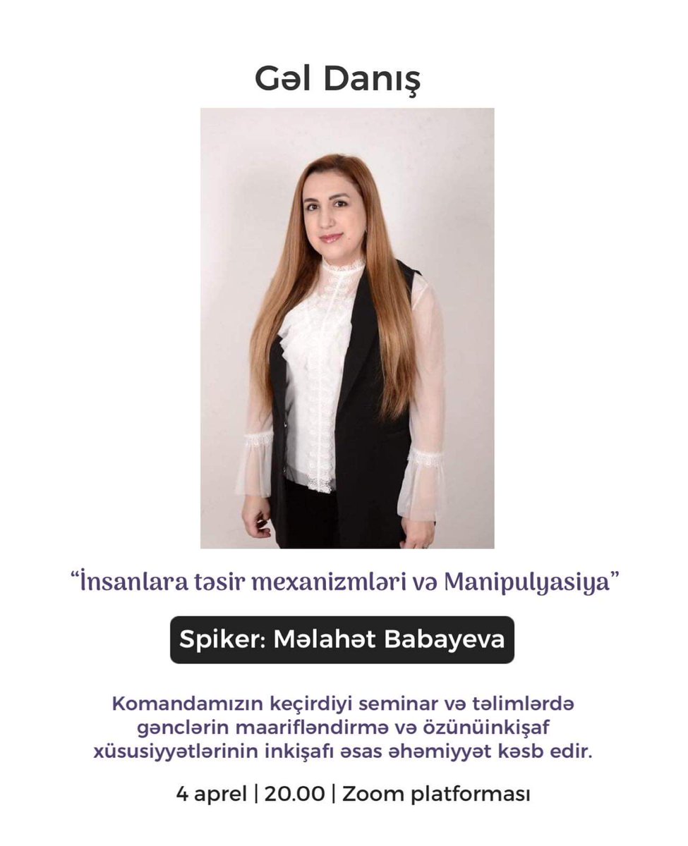 Gəl Danış (@geldanish) on Twitter photo 