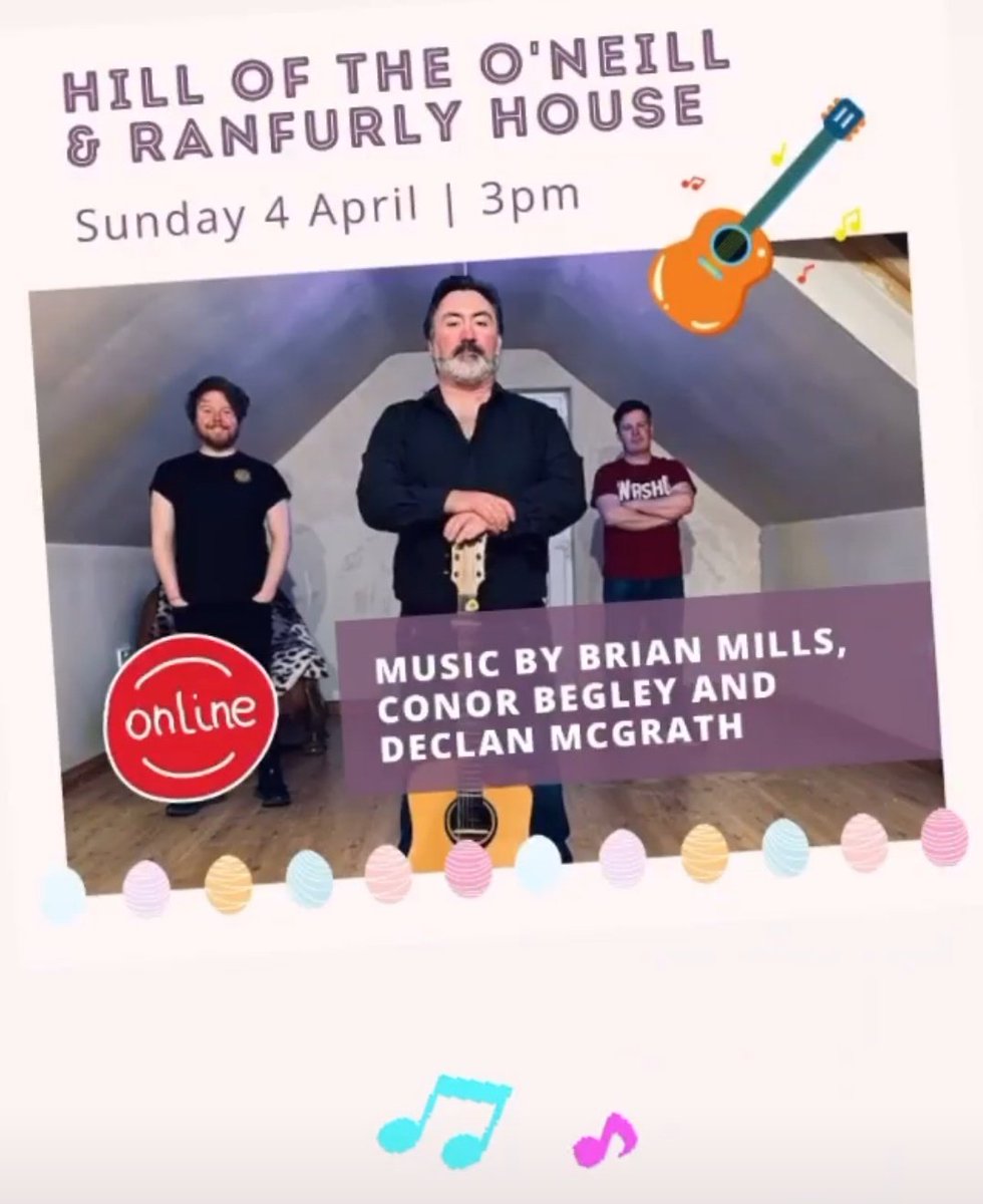 Don't forget to head to @dungannonarts Facebook page tomorrow, Easter Sunday, at 3pm for an evening of music from <a href="/MillsyBrian/">Millsy</a>, <a href="/1conorbegley/">Big Bad Begley</a> &amp; <a href="/castlehillplays/">CastleHillTheatreGrp</a>