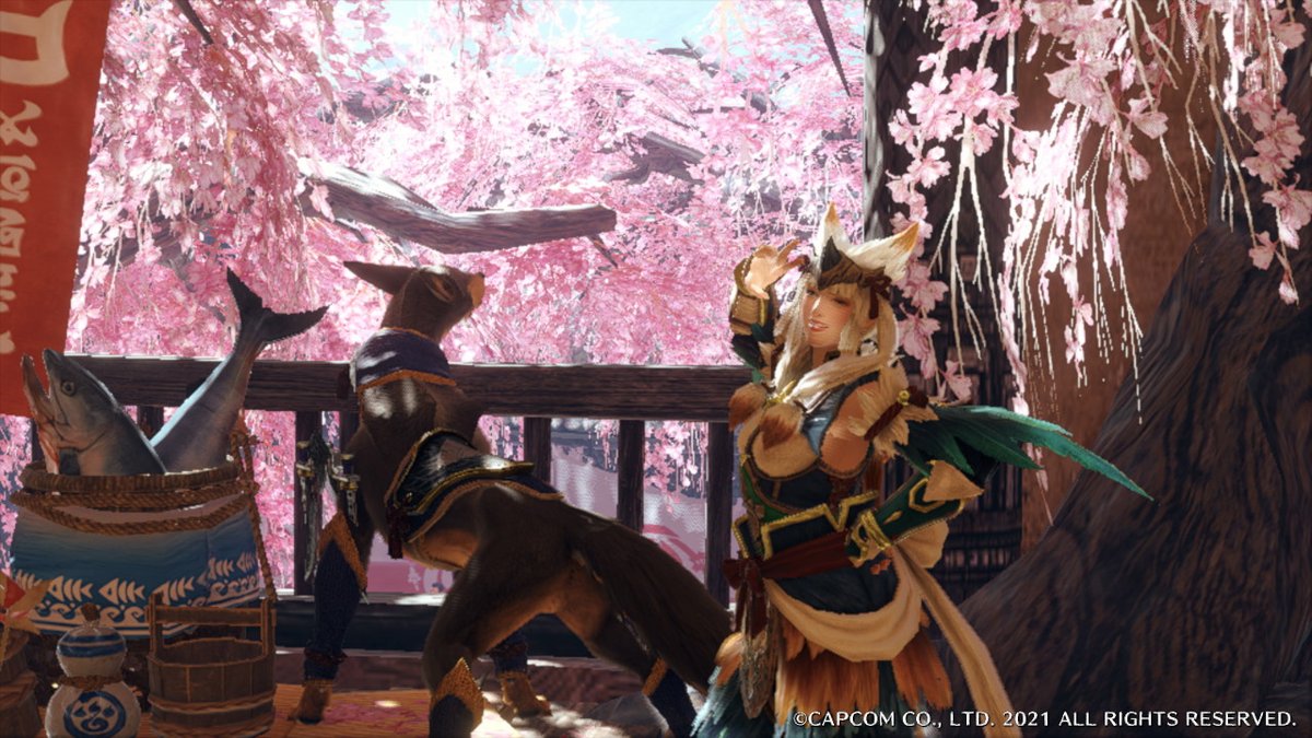 sayoplays's tweet photo. My current guildcard picture #MHRise #MonsterHunter #NintendoSwitch https://t.co/ZTsCoKP054