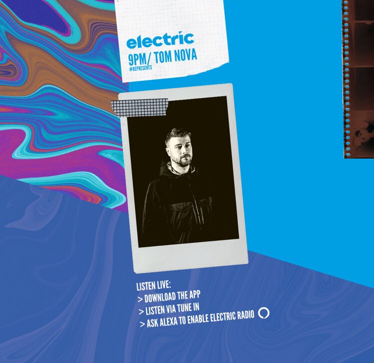 _tomnova's tweet photo. Tune in now on @ElectricRadioUK ! 

Join me for the next 2 hours 👊 I’ll take you through the biggest tech house and techno tracks out now 🔥

Listen via : https://t.co/pKuJNfJCzk 

Download the app 

Ask Alexa to play Electric Radio 👍 https://t.co/qtOPBAyViX
