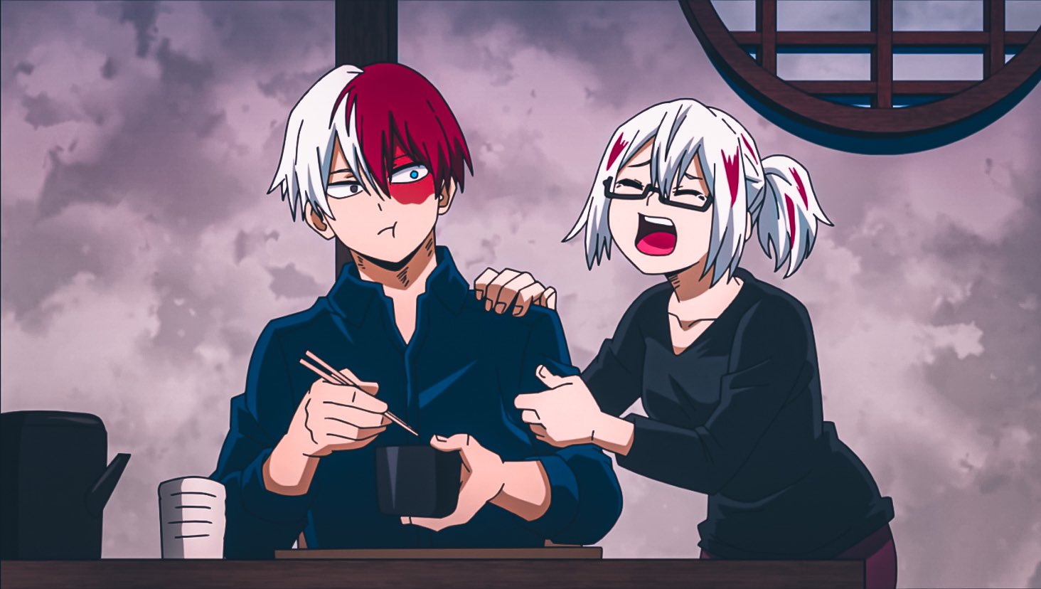 Anime ☁️ on Twitter "Just Shoto Todoroki eating his favorite Soba 🍜…
